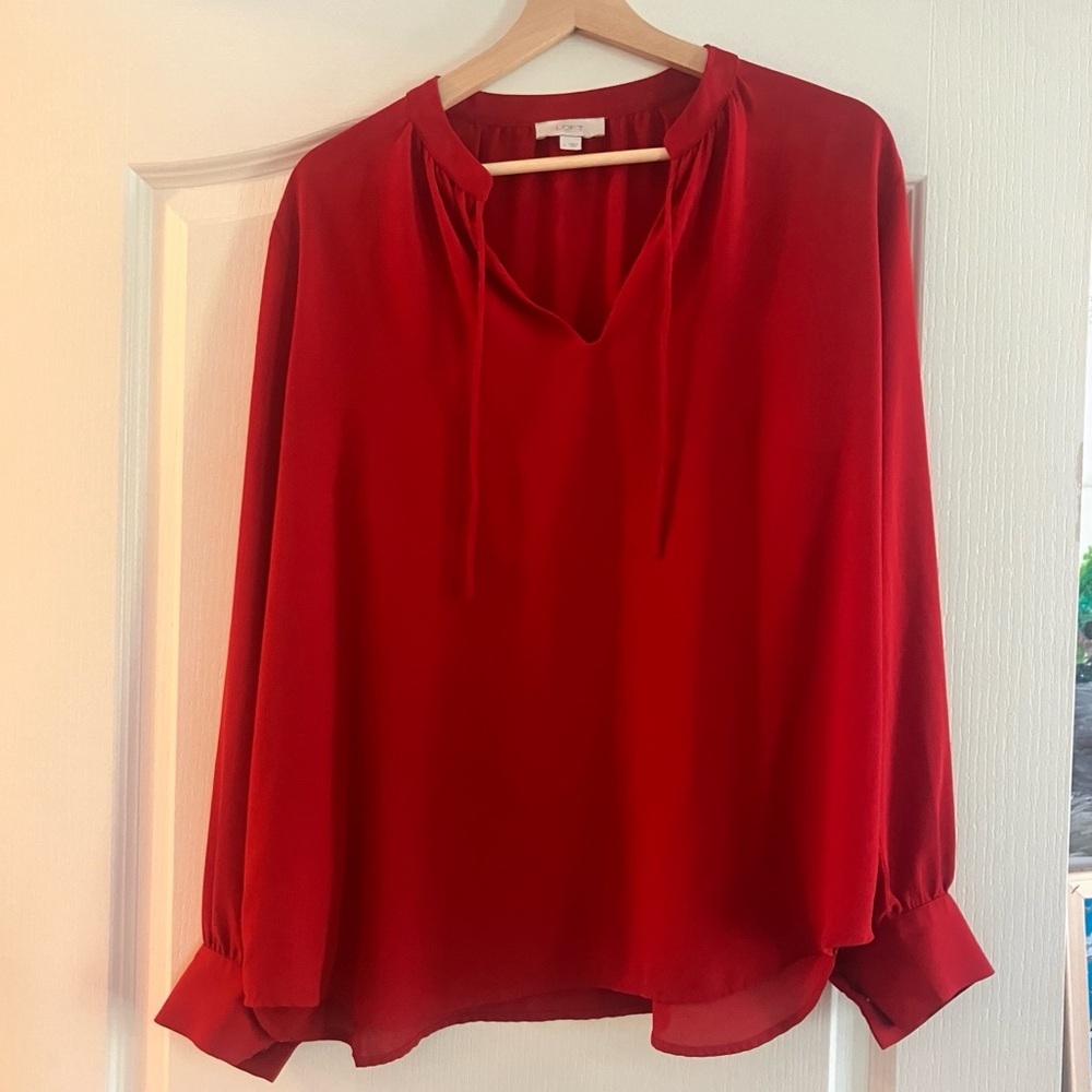LOFT Red Women's Blouse